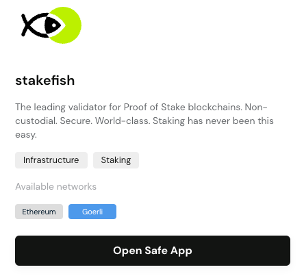 Ethereum Multisig Staking Now Available on stakefish