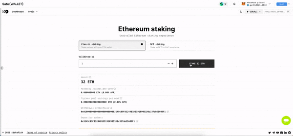 Ethereum Multisig Staking Now Available on stakefish