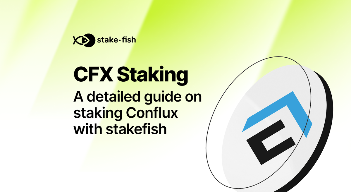 How to stake Conflux Network (CFX) with stakefish