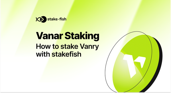 How to Stake Vanar (VANRY) with stakefish